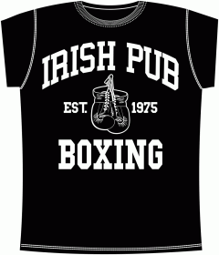 Прикольные футболки: Irish Pub Boxing Black
